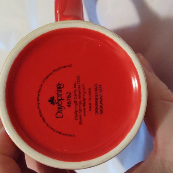 DaySpring Peanuts Scripture Coffee Cup - Picture 5 of 6